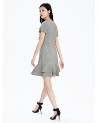 Banana Republic Lightweight Wool Fit And Flare Dress