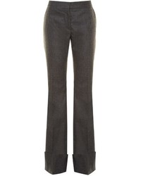 Stella McCartney Flared Wool And Cashmere Blend Trousers