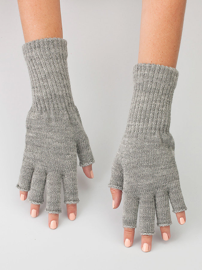 FINGERLESS GLOVES ACRYLIC BLEND BY AMERICAN APPAREL MADE IN DOWNTOWN LA NEW NWT 
