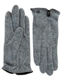 Lauren Ralph Lauren Contrast Stitched Wool Gloves