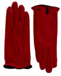 Lauren Ralph Lauren Contrast Stitched Wool Gloves