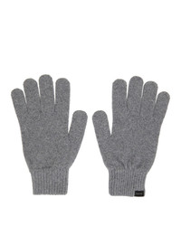Paul Smith Grey Cashmere Gloves