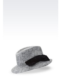 Emporio Armani Classic Felt Hat With Bow