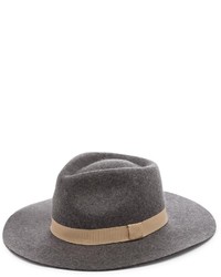 Sole Society Wide Brim Fedora With Grosgrain Band