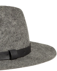 H&M Wool Fedora Hat Dark Gray