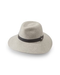 Helen Kaminski Zosia Wool Felt Hat In Light Grey Melangeivory At Nordstrom