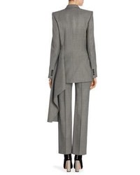 Alexander McQueen Birdseye Wool Suit Jacket