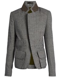 Haider Ackermann Ladouche Hounds Tooth Wool Jacket
