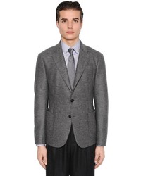 Giorgio Armani Mlange Wool Jersey Jacket