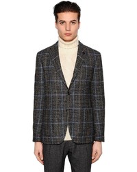 Lardini Prince Of Wales Wool Jacket