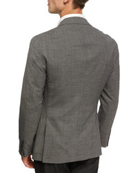 Brunello Cucinelli Wool Deconstructed Jacket Gray