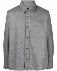 A.P.C. Wool Blend Long Sleeve Shirt