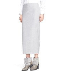 Fabiana Filippi Stretch Wool Blend Tube Midi Skirt