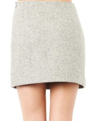 Atto Textured Wool Mini Skirt