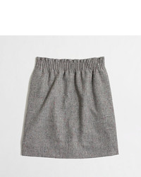 J.Crew Factory Factory Pleated Mini Skirt In Flecked Wool