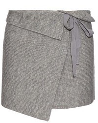 Etoile Isabel Marant Isabel Marant Toile Lyneth Wrap Front Knit Mini Skirt