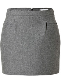 J.W.Anderson Jw Anderson Wool Blend Sponge Mini Skirt In Grey