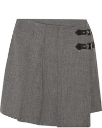 Marc by Marc Jacobs Pleated Wool Mini Skirt