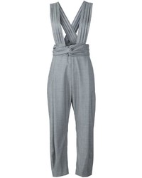 Rachel Comey Pleated Straps Cropped Dungarees