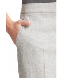 Max Mara Polis Stretch Wool Cashmere Flannel Pants
