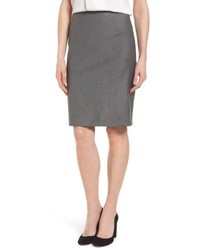 BOSS Vileana Wool Blend Suit Skirt
