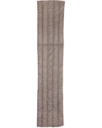 Nanamica Grey Quilted Down Scarf