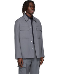 Jil Sander Grey Wool Jacket