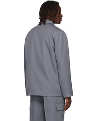 Jil Sander Grey Wool Jacket