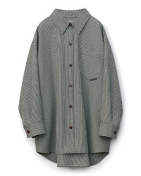 Alexander Wang Oversize Wool Blend Shirt Jacket