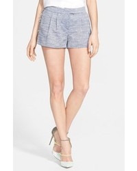 1state Pleated Front Tweed Shorts