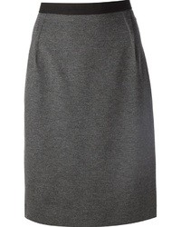 Grey Wool Skirt