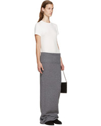 Stella McCartney Grey Wool Skirt