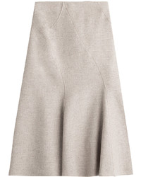 Alberta Ferretti Wool Skirt With Cashmere