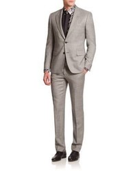 Versace Collection Trend Fit Wool Suit