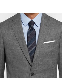 Hugo Boss Grey Nolton Slim Fit Virgin Wool Suit