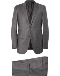 Ermenegildo Zegna Grey Slim Fit Trofeo Wool And Cashmere Blend Suit