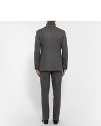 Kingsman Grey Slim Fit Wool Flannel Suit