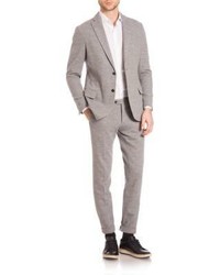Eleventy Modern Fit Jersey Stretch Two Button Suit