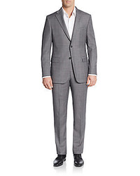 Hickey Freeman Regular Fit Worsted Wool Suit