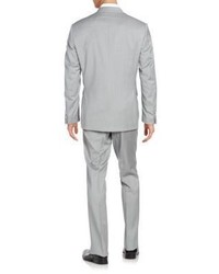 Saks Fifth Avenue Slim Fit Solid Wool Suit