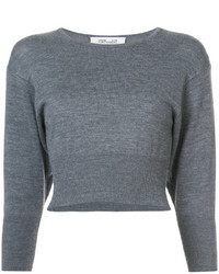 Dvf Diane Von Furstenberg Crewneck Cropped Top