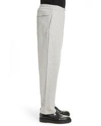 Acne Studios Melange Wool Blend Trousers