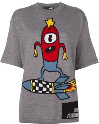 Love Moschino Rocket Surf T Shirt