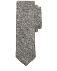 Brooks Brothers Grey Donegal Tweed Tie