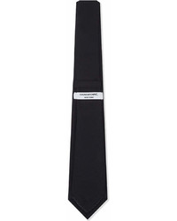 Thom Browne Classic Weave Wool Blend Skinny Tie