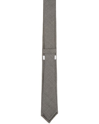 Thom Browne Grey Classic Wool Tie