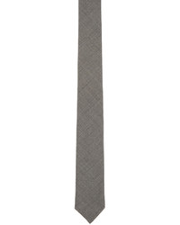 Thom Browne Grey Classic Wool Tie