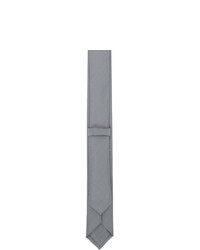 Jil Sander Grey Plain Tie