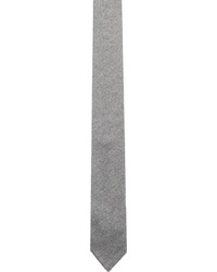 Thom Browne Grey Wool Minimal Tie