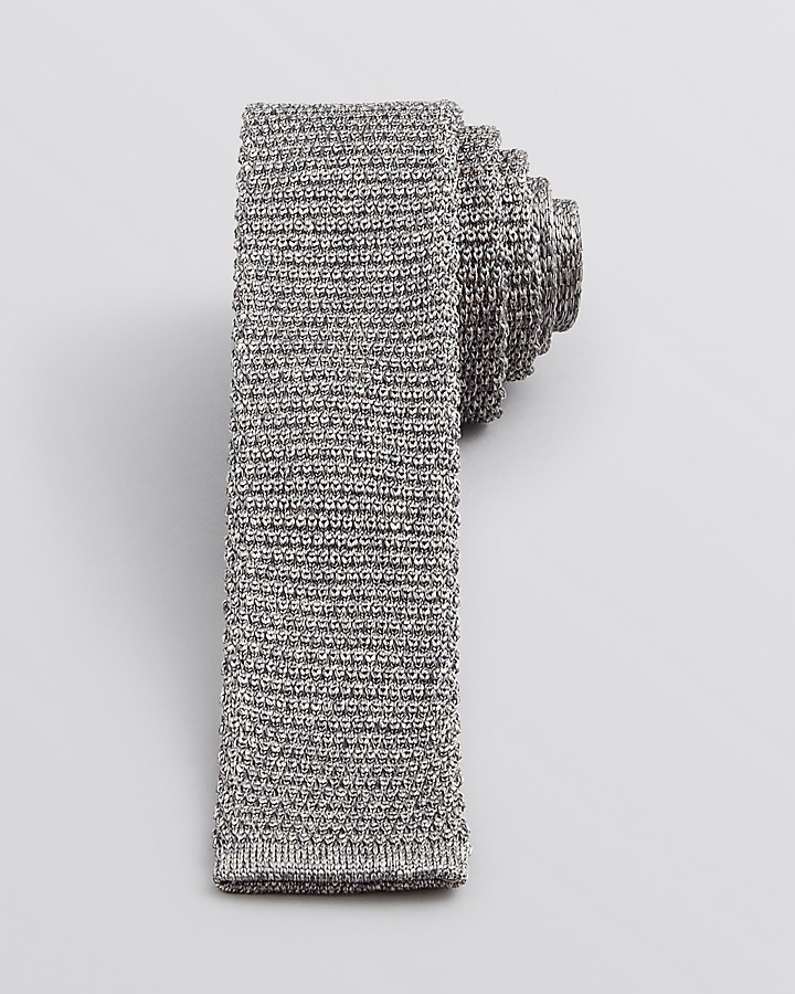 Burberry London Kennett Knit Skinny Tie, $225 | Bloomingdale's | Lookastic